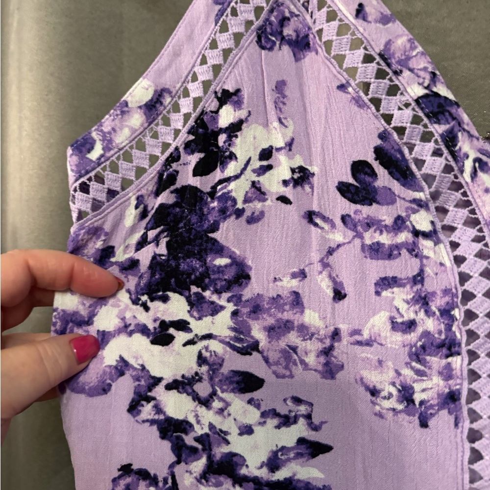 NWOT JustFab cami top purple Large - Picture 2 of 6
